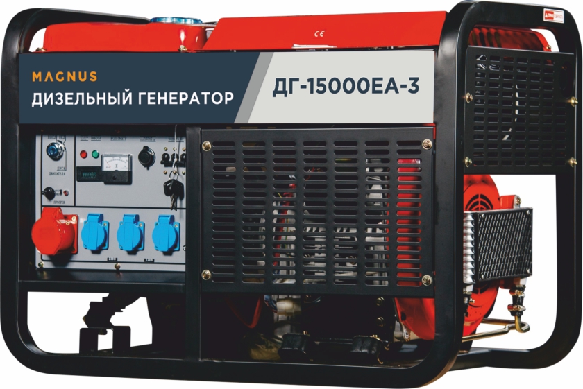 Генератор дизельный Magnus ДГ15000EA-3 с возм. подкл. ATS в Саратове